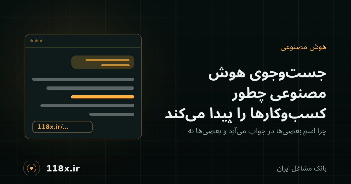 جست‌وجوی هوش مصنوعی چطور کسب‌وکارها را پیدا می‌کند